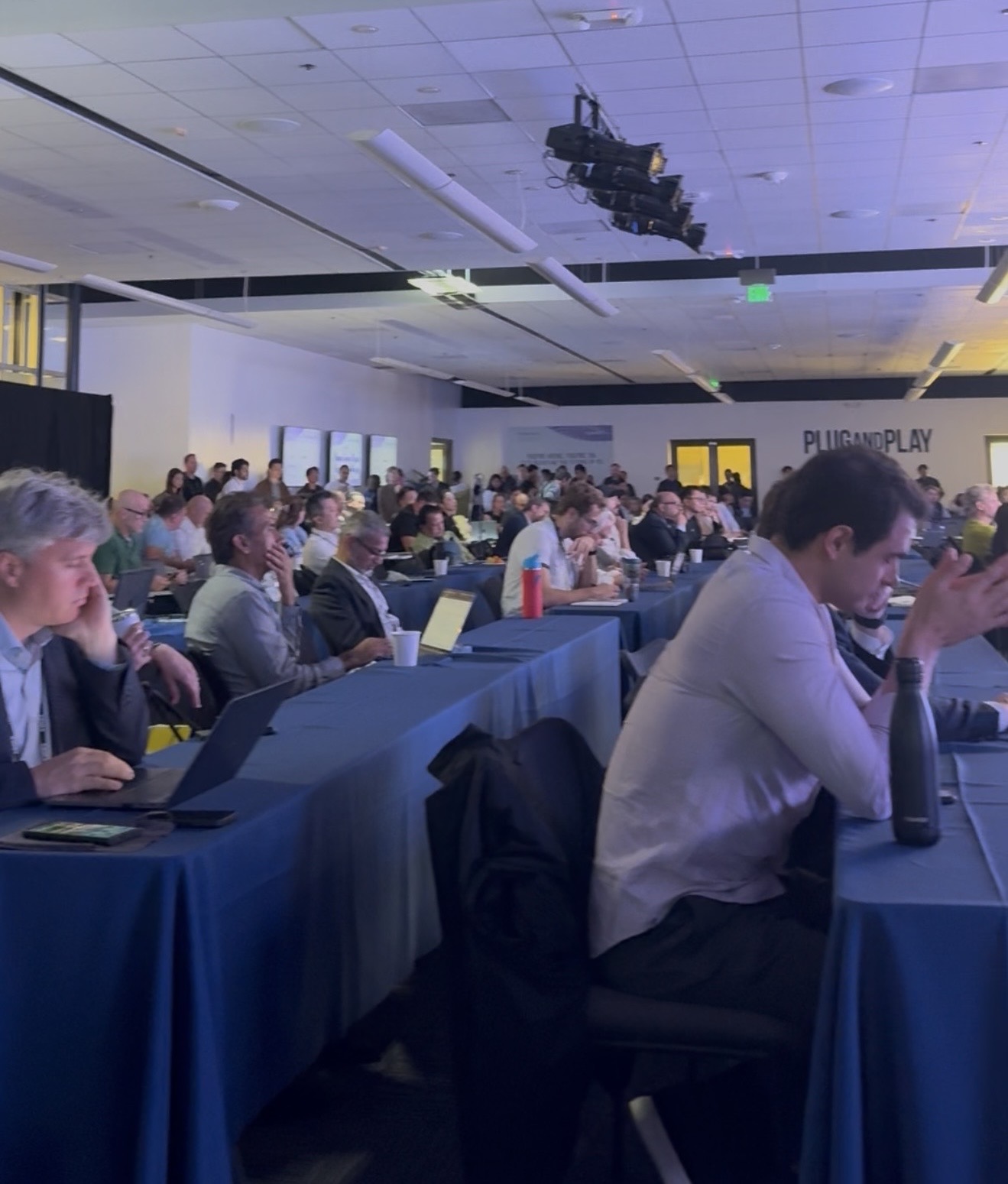 Audience of executives at Plug and Play Silicon Valley Summit